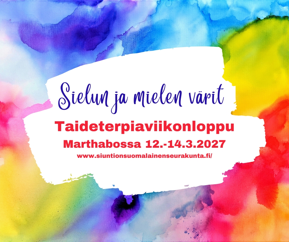 Sielun ja mielen värejä taideterapia